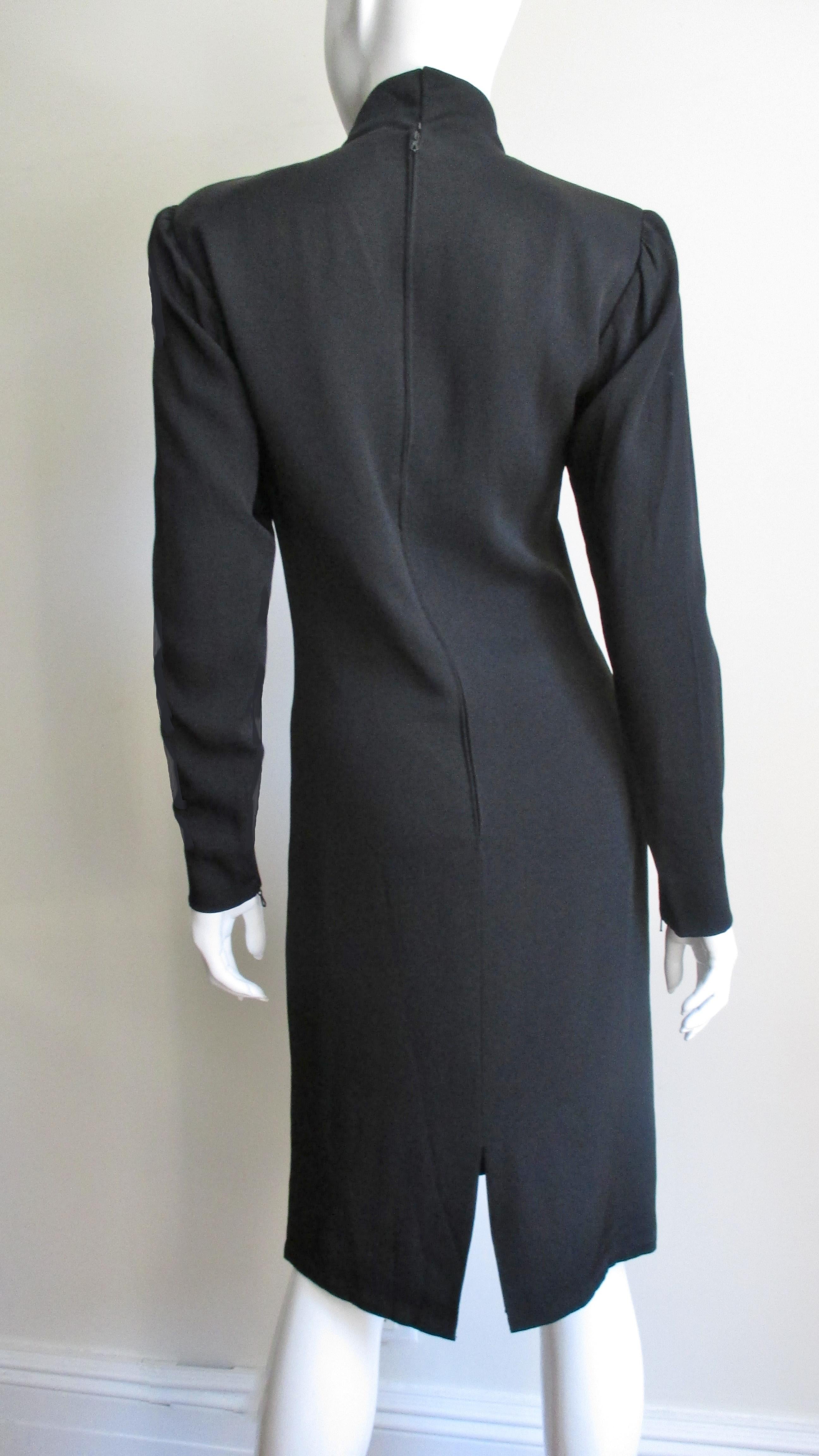 Ted Lapidus Haute Couture Dress 1980s For Sale 4