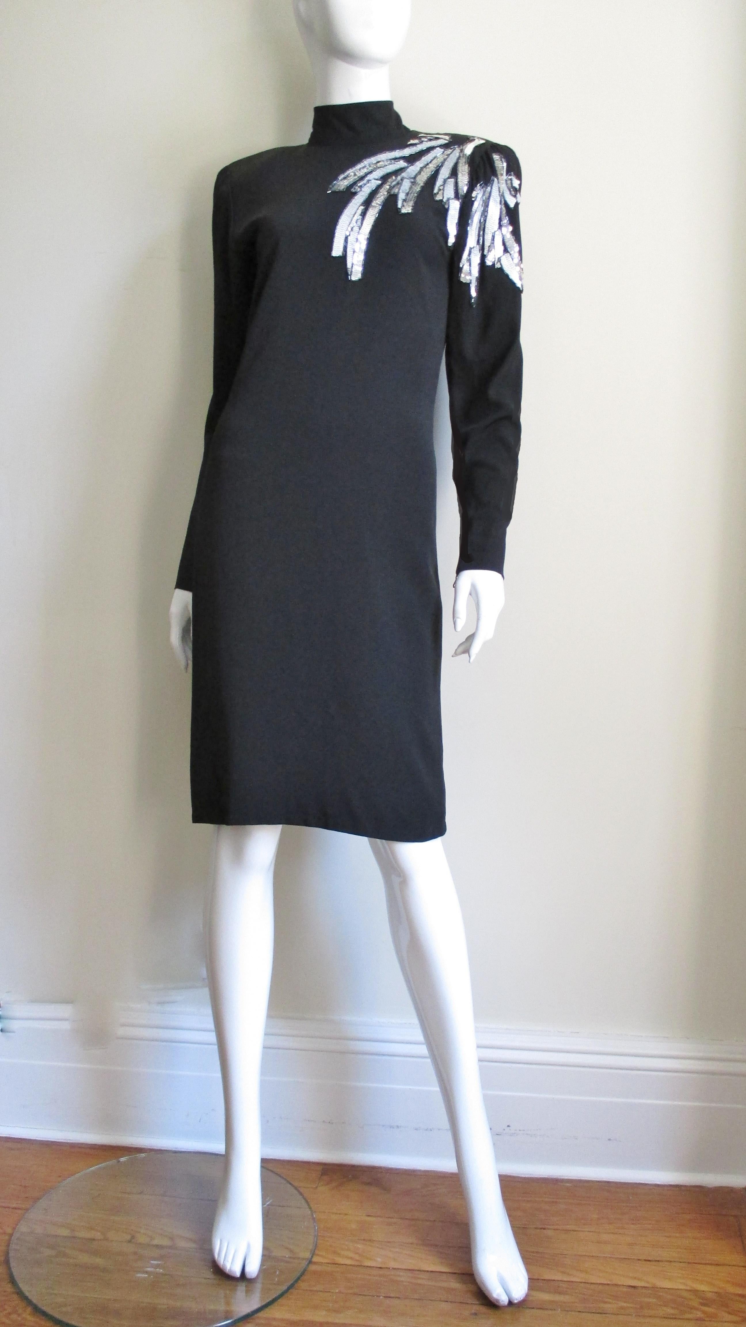 Ted Lapidus Haute Couture Dress 1980s For Sale 2