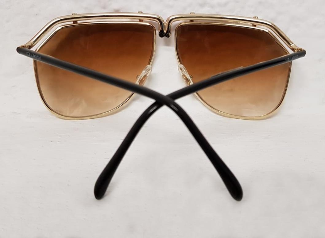 Women's or Men's 1980's  Ted Lapidus Sunglasses 3106 For Sale