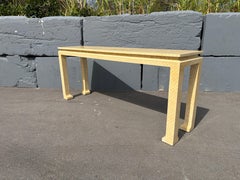 1980's Tessellated Bone Console Table