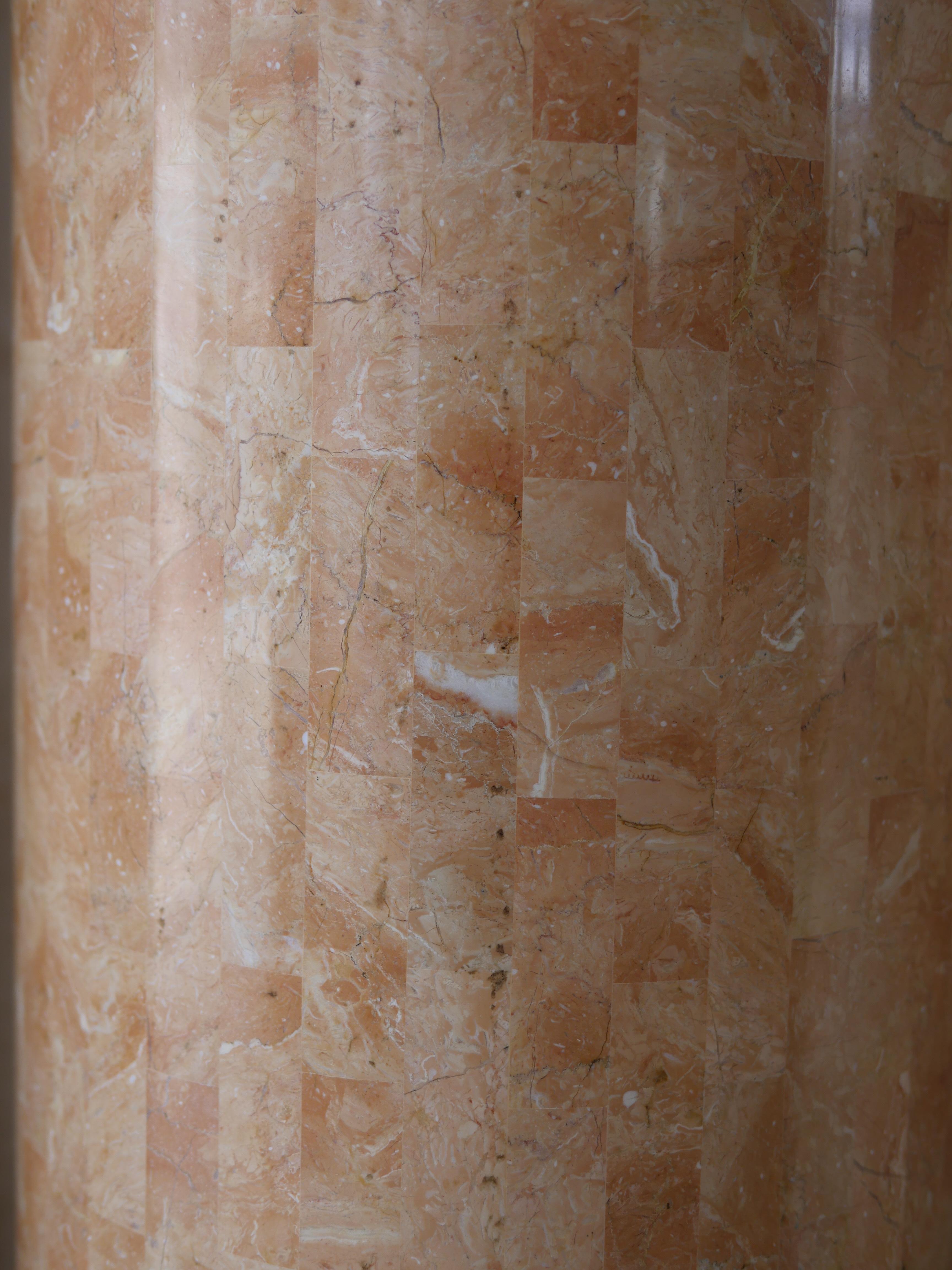 Philippine 1980s Tessellated Stone Pedestal by Casa Bique