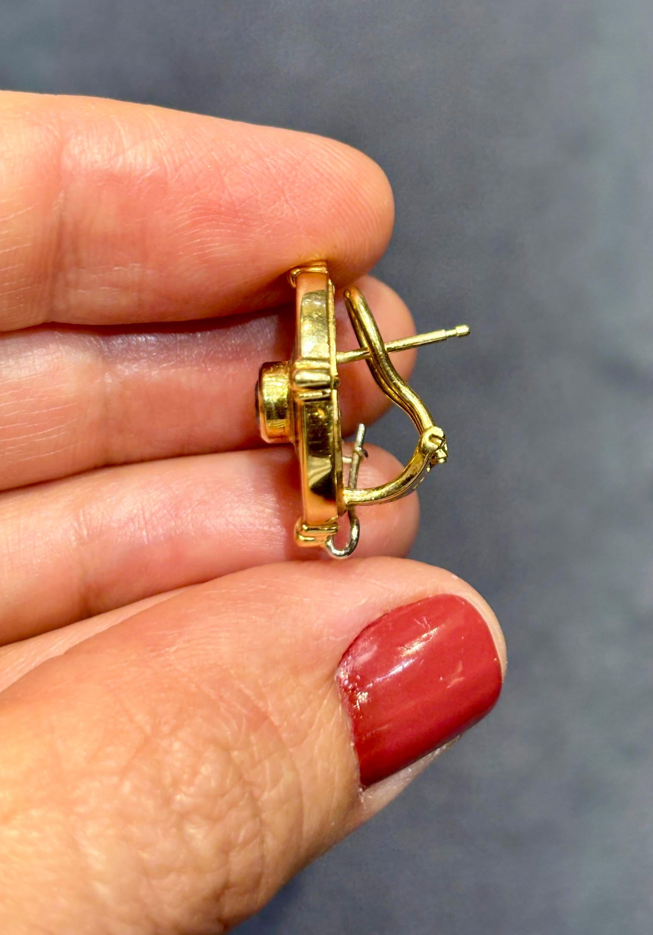 Orecchini Theo Fennell anni '80 in oro 18k e tanzanite In condizioni buone in vendita a London, GB
