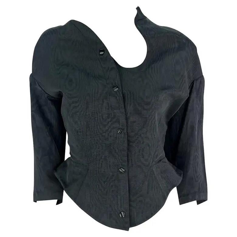 Blazer asymétrique Thierry Mugler des années 1980 en vente