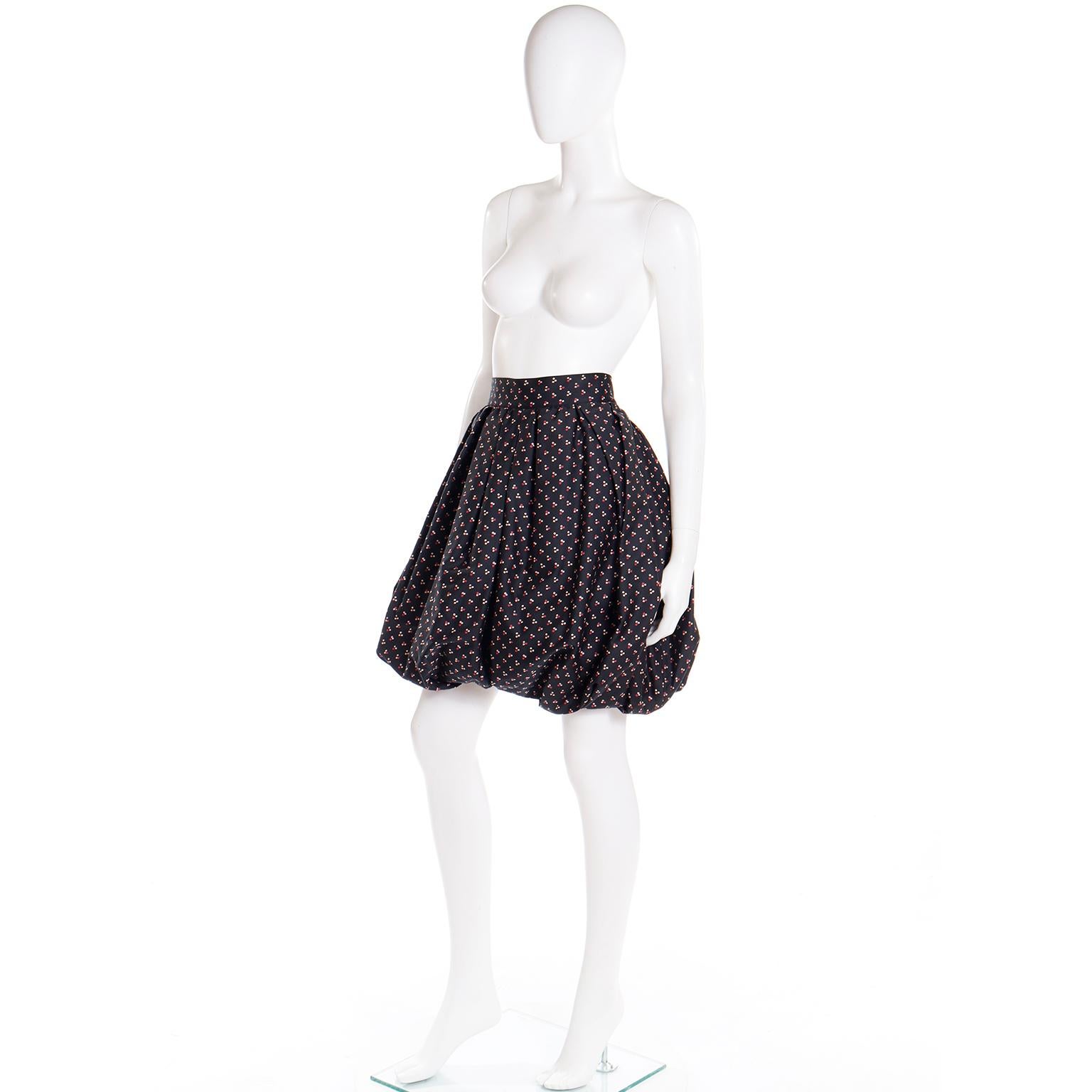 bubble skirt 1980s