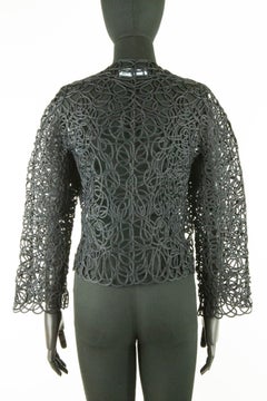 1980’s Thierry Mugler Black Cord Jacket