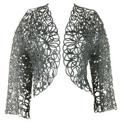 1980’s Thierry Mugler Black Cord Jacket