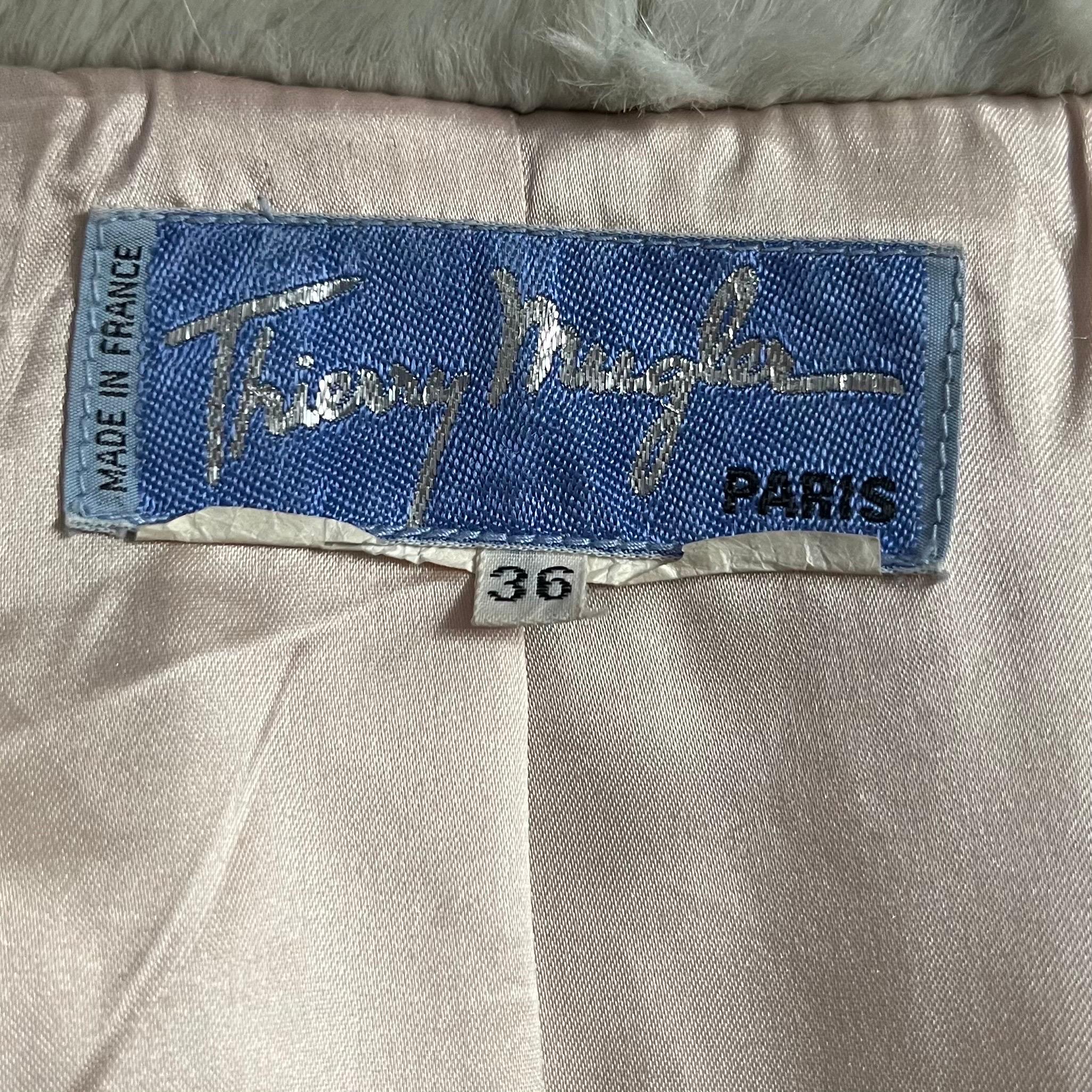 1980’s Thierry Mugler Faux Fur Oversized Coat 6