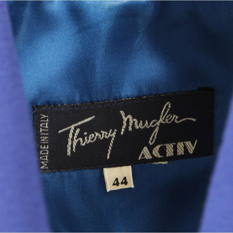 1980s Thierry Mugler jacket For Sale at 1stDibs