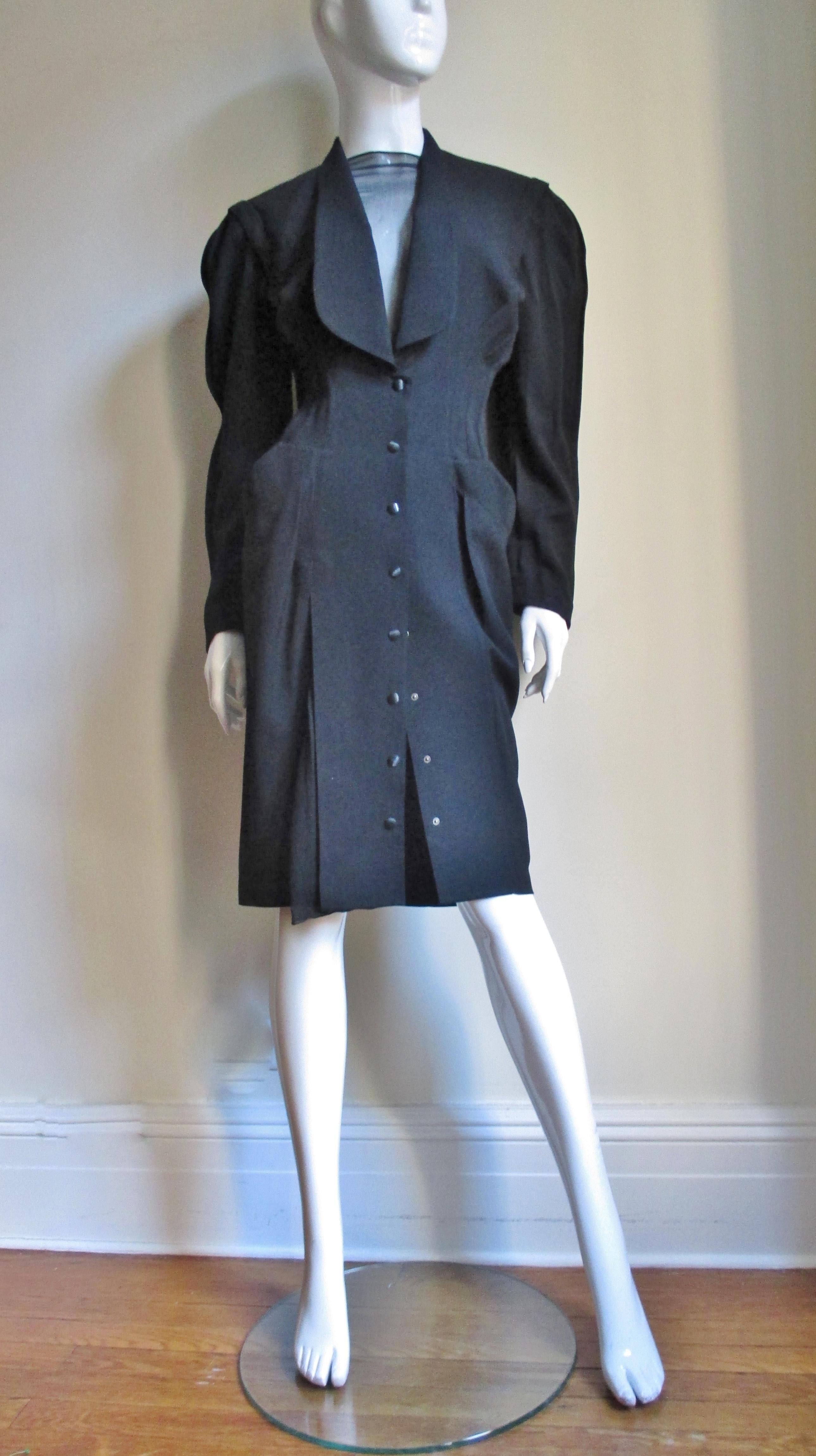 1980s Thierry Mugler Short Sleeves/Detachable Long Sleeves 9