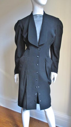 1980s Thierry Mugler Short Sleeves/Detachable Long Sleeves