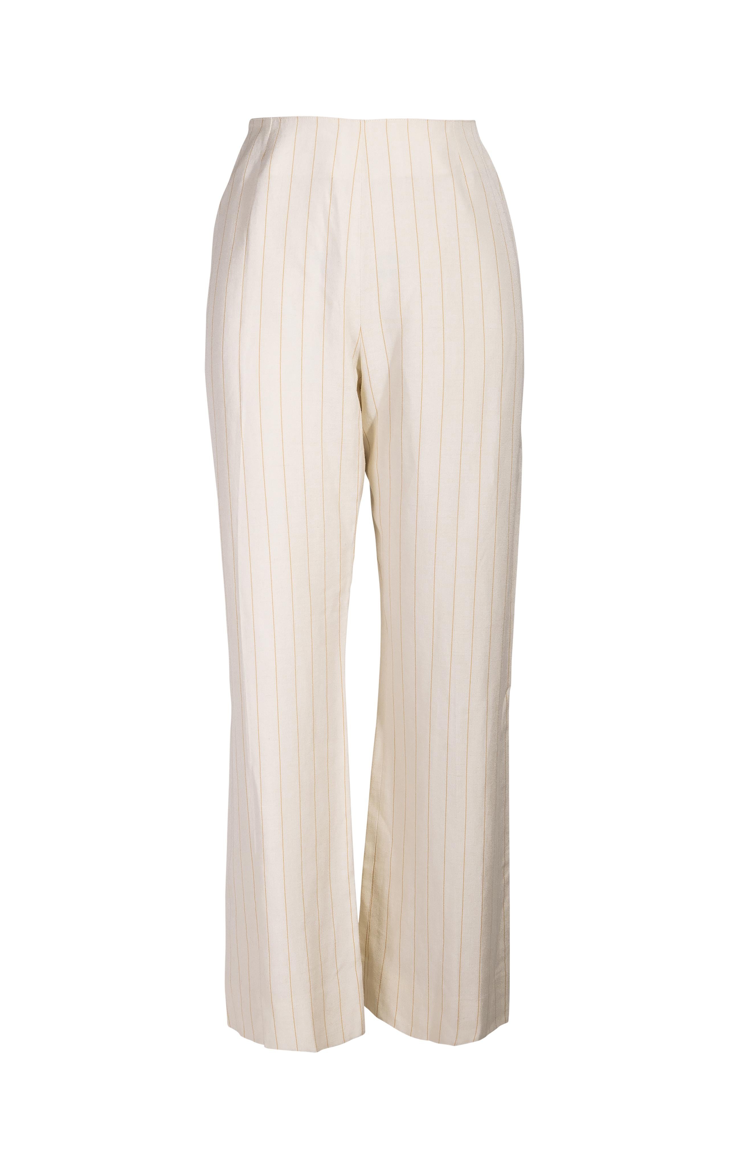 1980's Thierry Mugler Striped Pantsuit 1