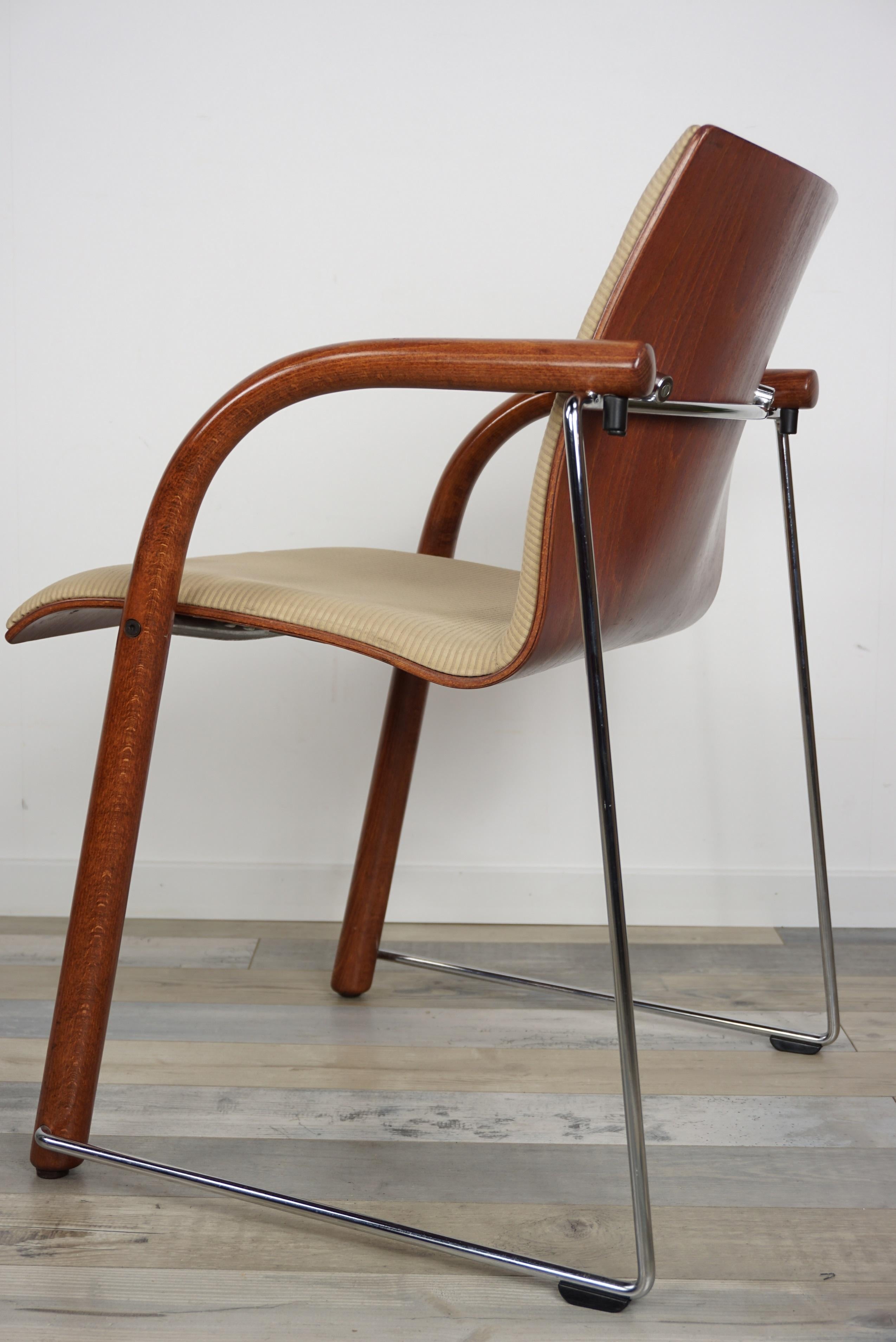 1980s Thonet Design S320 Armchair by Ulrich Böhme and Wulf Schneider In Good Condition In Tourcoing, FR