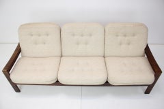 1980s Three Seater Adjustable Sofa / LEDA LUX, Czechoslovakia