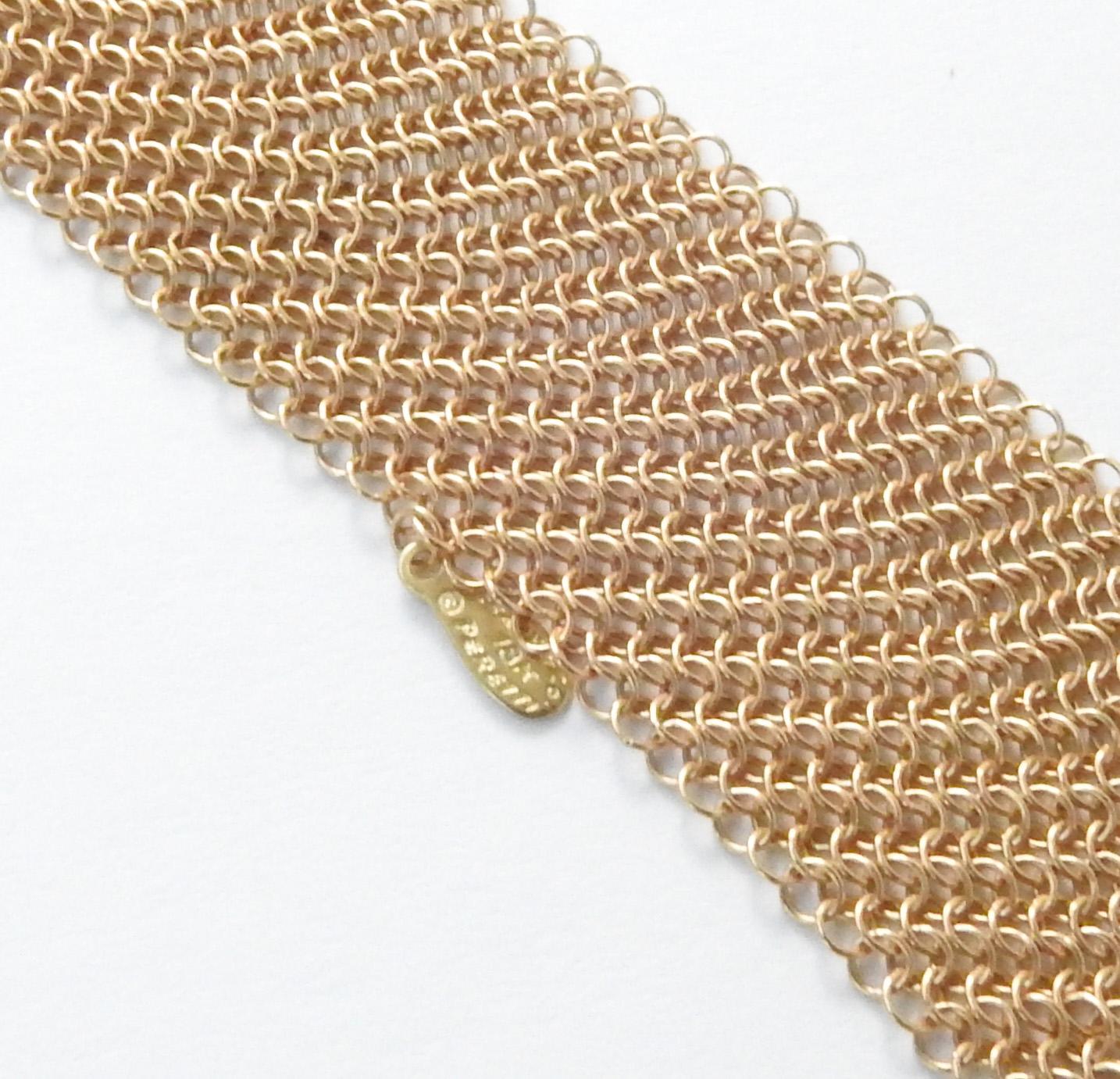 Tiffany & Co. Elsa Peretti 18K Yellow Gold Mesh Scarf Necklace

This authentic Tiffany & Co. mesh scarf is approx. 38