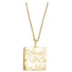 1980s Tiffany & Co. Gold Pendant