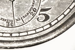 1980er Timney Fowler Schwarz-Weiß-Keramik-Uhrenteller