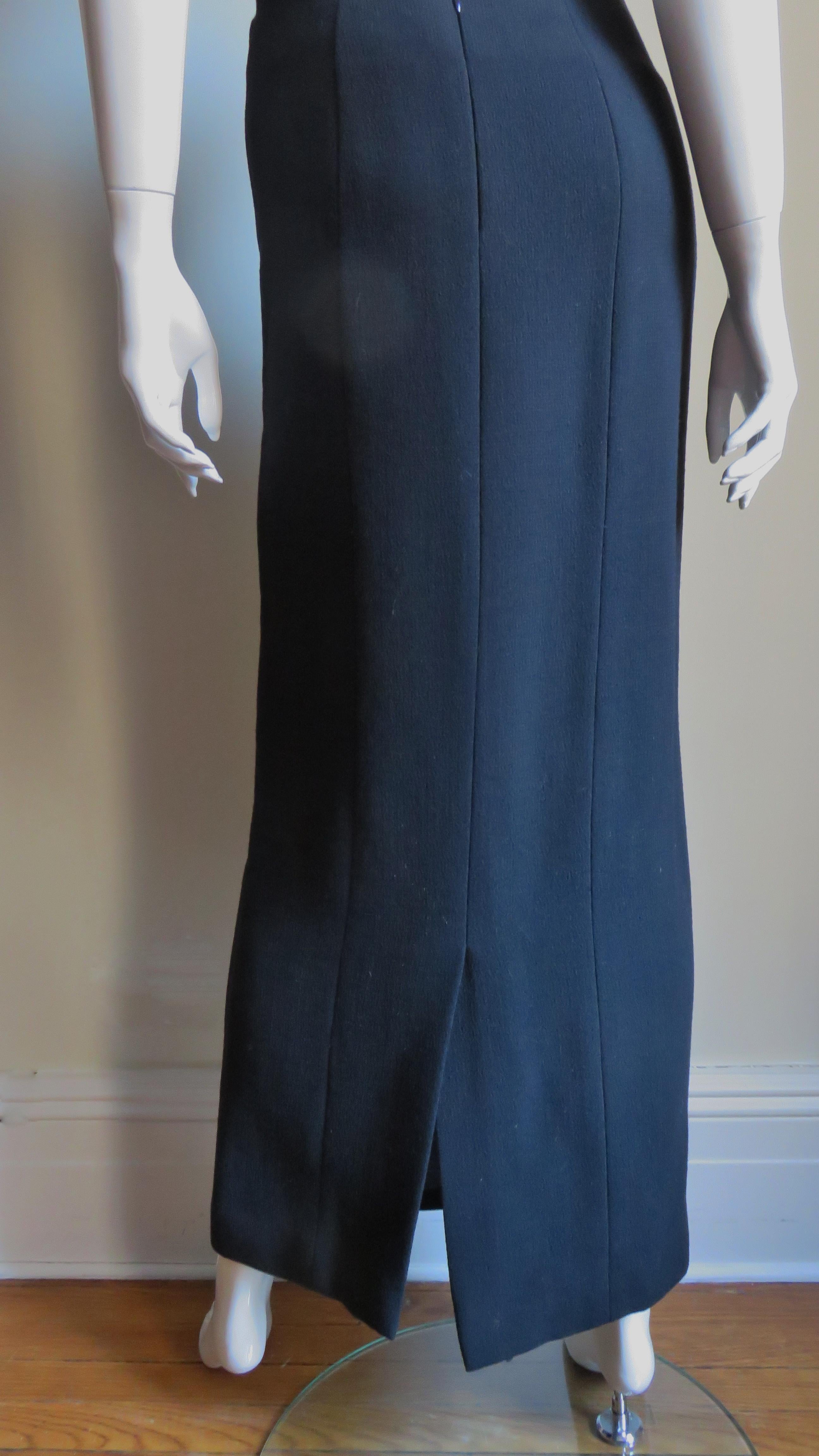 Todd Oldham Backless Runway Gown 1990s 2