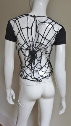 Todd Oldham Web Back T Shirt 1980s
