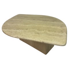 1980s Travertine Coffee Table