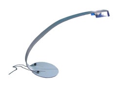 1980er Jahre Tronconi Produktion Italien Design Schreibtischlampe ""Allumè"" in Aluminium