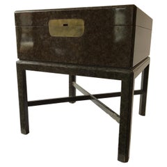Retro 1980s Trunk on Base Side Table