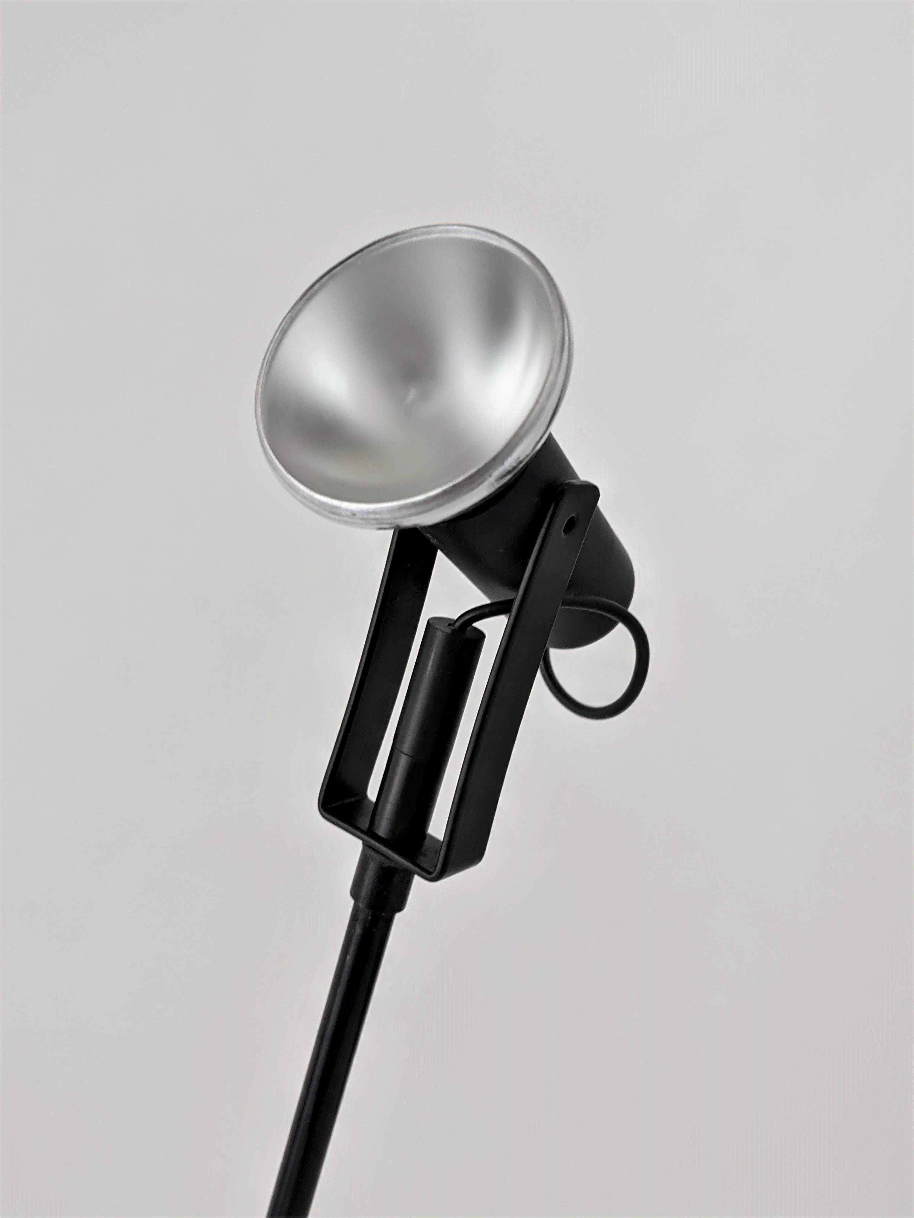 Metal 1980s Twin Heads Telescopic Halogen 'Sciopticon' Table Lamp from Luxo , Italy