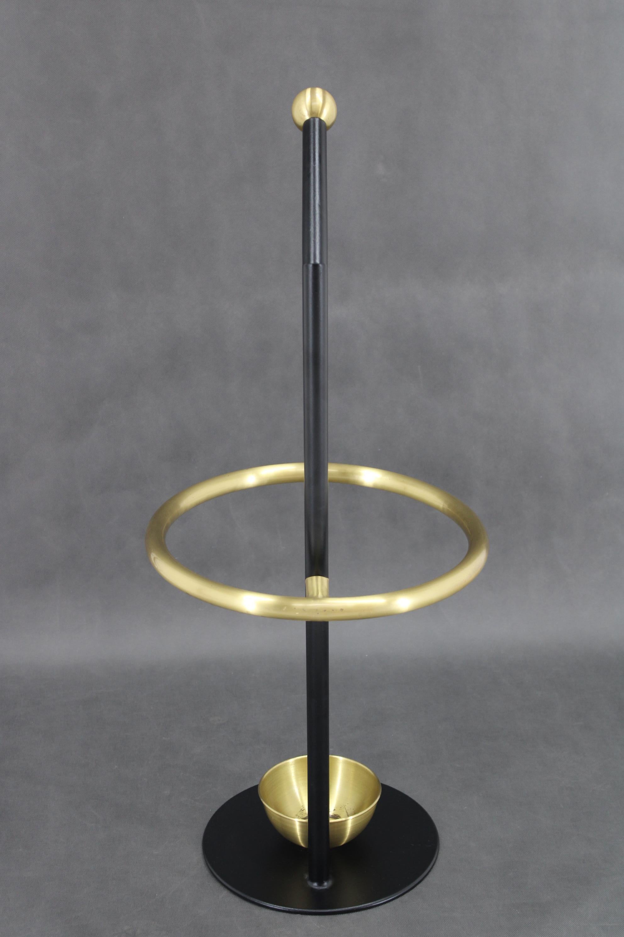1980s Umbrella Brass Stand, Czechoslovakia For Sale 2