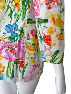 1980s Ungaro Floral Blazer