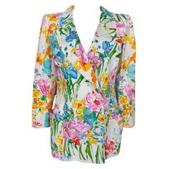 1980s Ungaro Floral Blazer