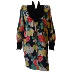 Vintage 1980s Ungaro Floral Dress