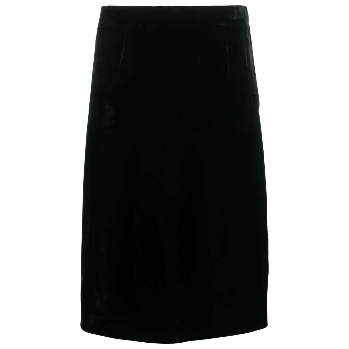 1980s Ungaro Velvet Skirt
