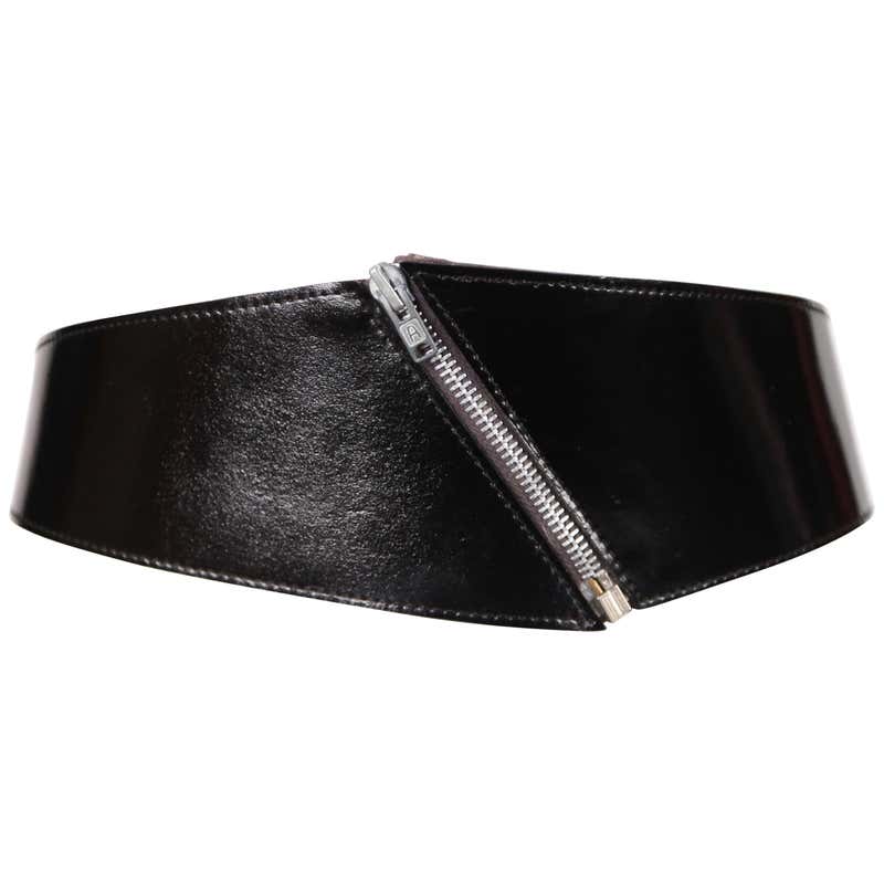 Alaia Vintage Black Leather Corset Belt For Sale at 1stDibs | alaia ...