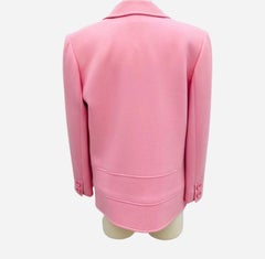 1980s Valentino Bubblegum Pink Pea Coat
