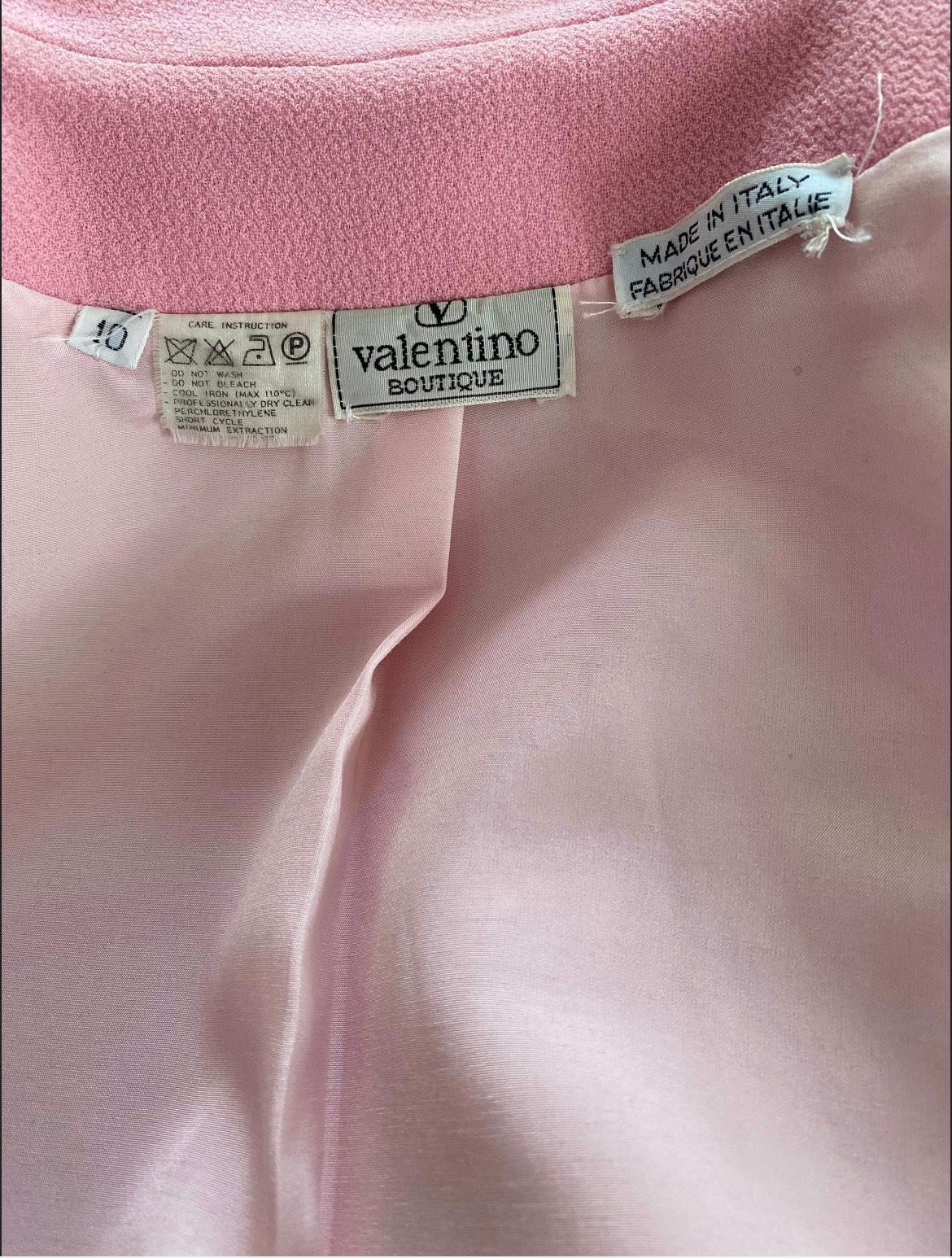 valentino pink coat