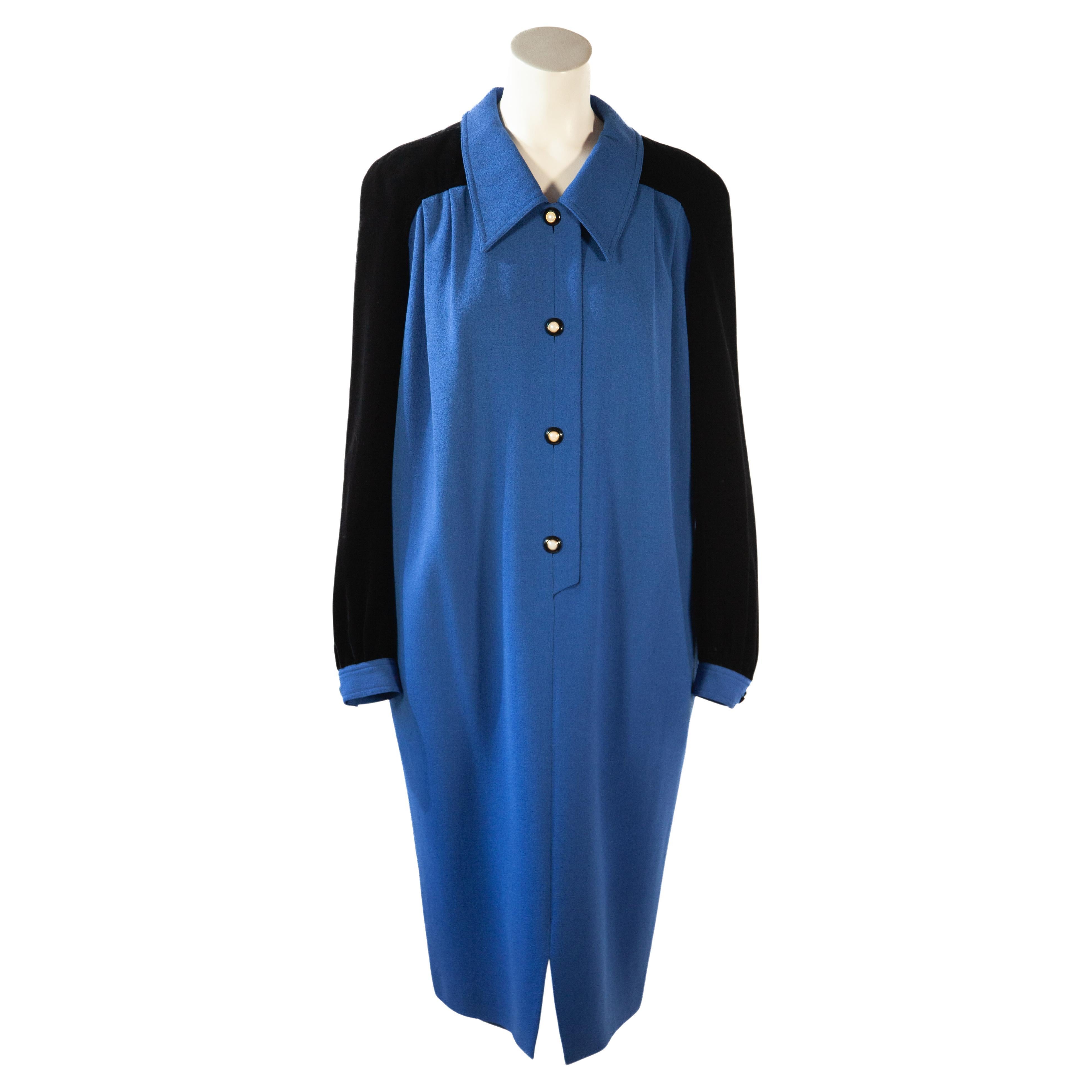 Robe midi vintage Miss V de Valentino des années 1980