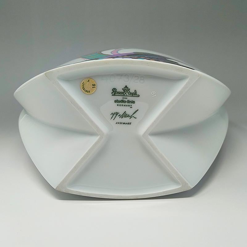 1980s Vase by Brigitte Doege and Jan Van Der Vaart for Rosenthal Studio Line 3