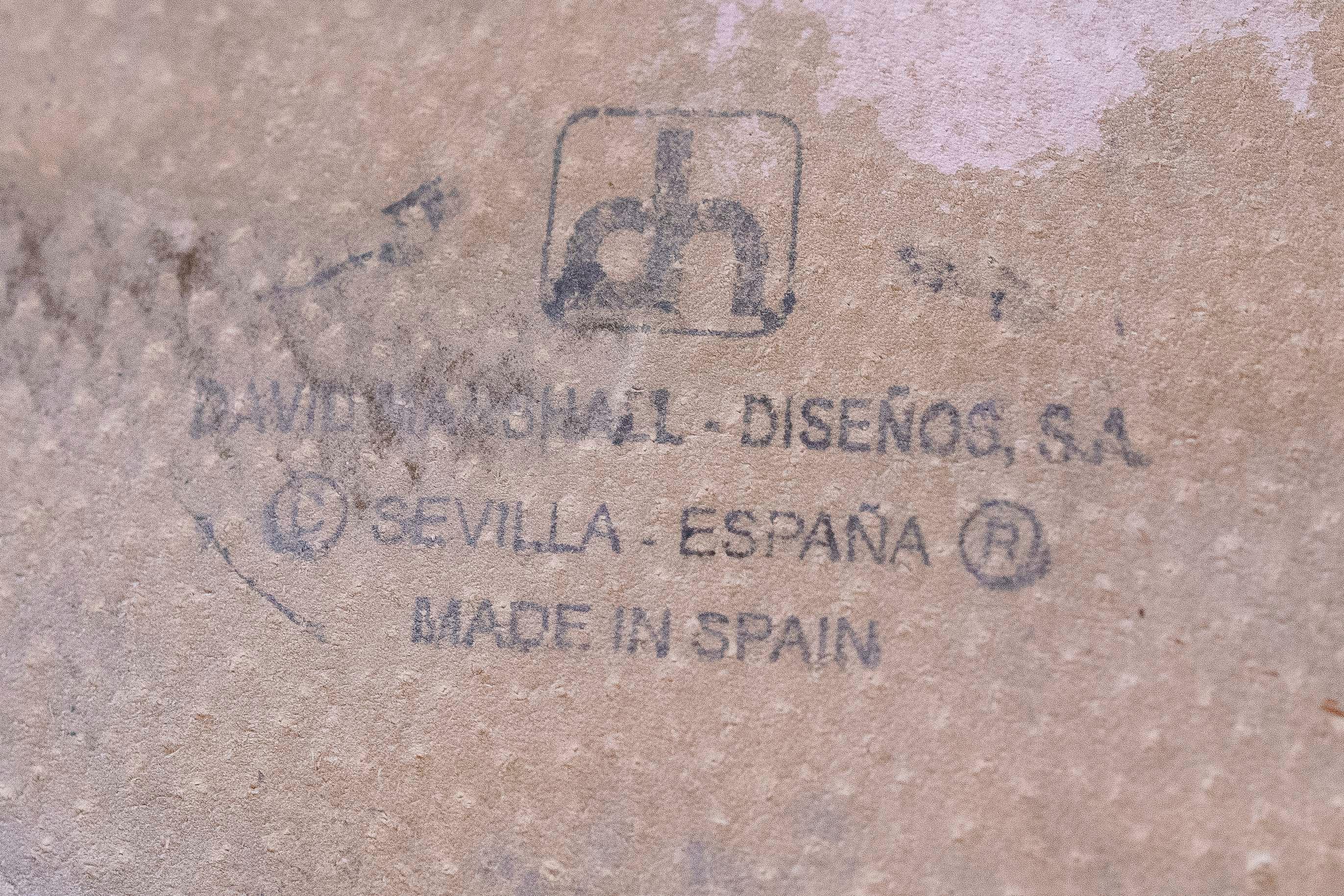 Vaso anni '80 in bronzo dorato e argentato dell'artista David Marshall in vendita 7