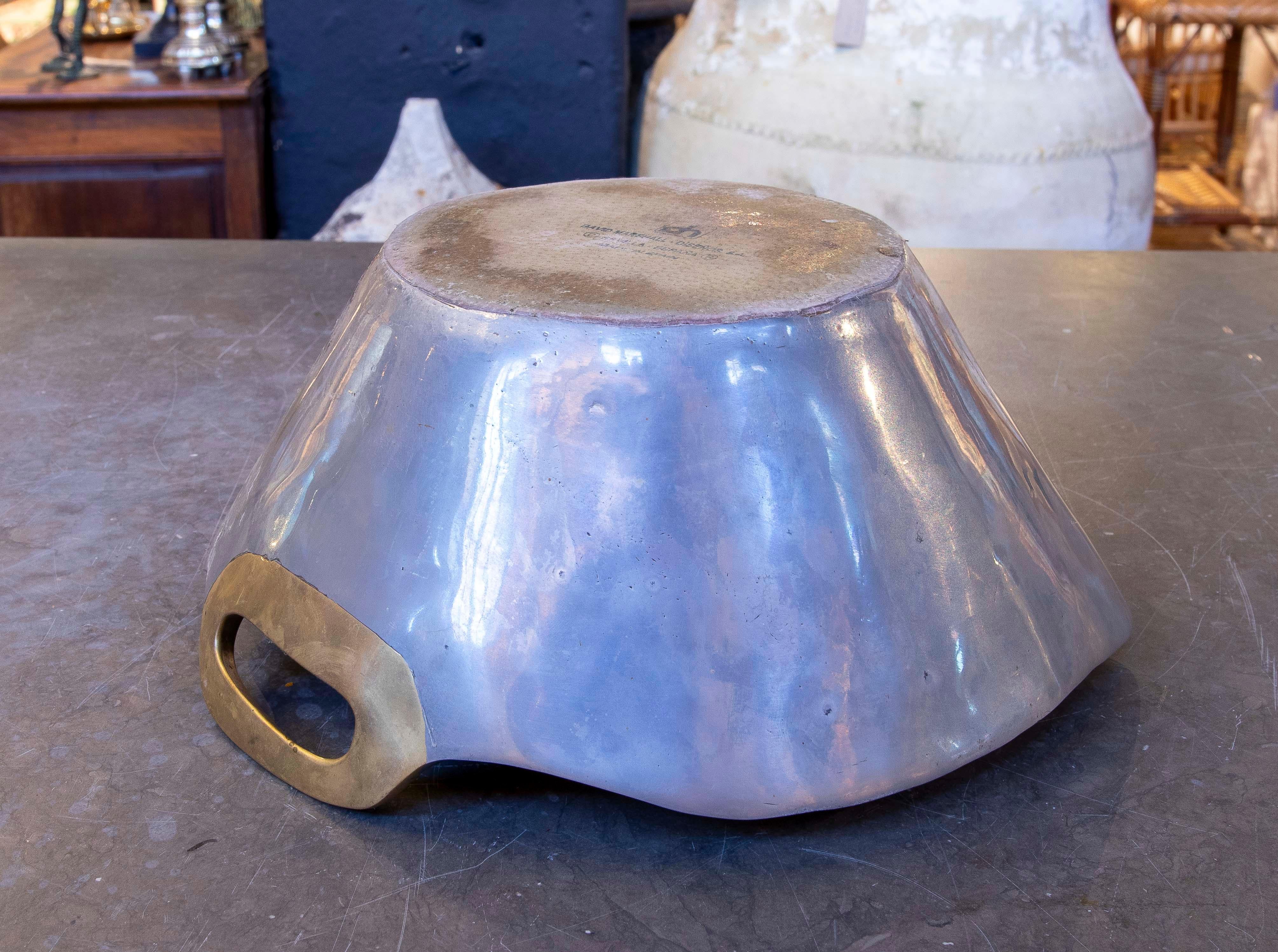 Bronze Vase des années 1980 en bronze doré et plaqué argent de l'artiste David Marshall en vente