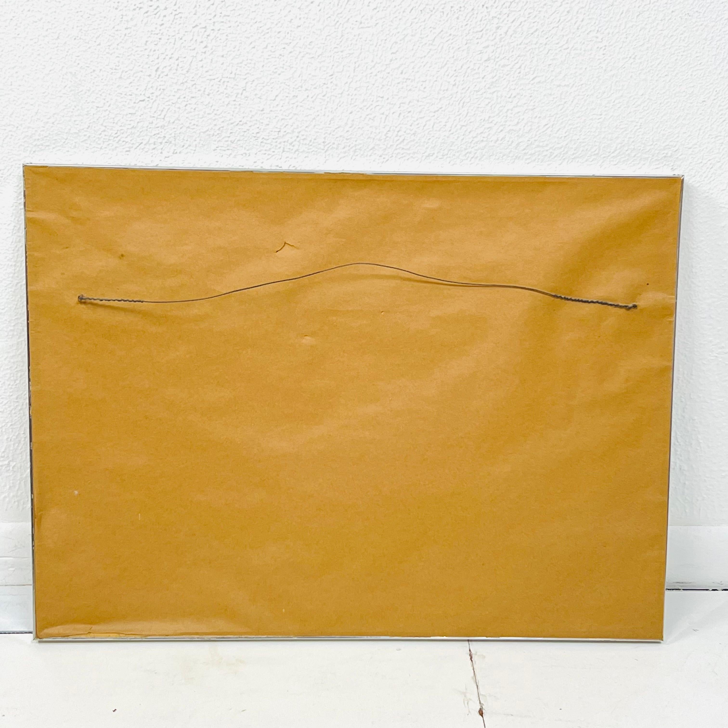Serigrafía de paisaje vibrante de los años 80, por Maro Mitrovic en venta 5
