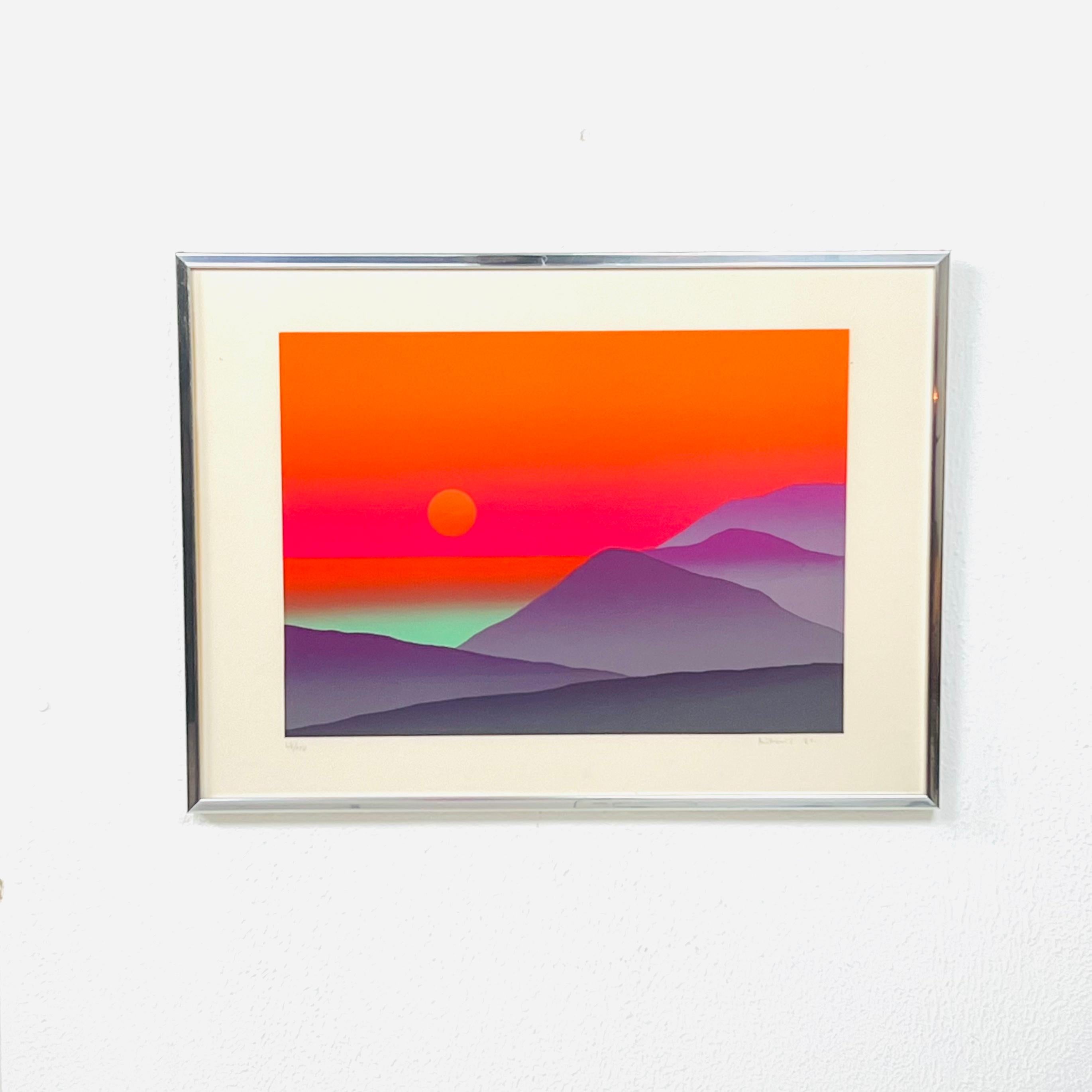 Atrevida serigrafía posmoderna de los años 80 de Marojica 