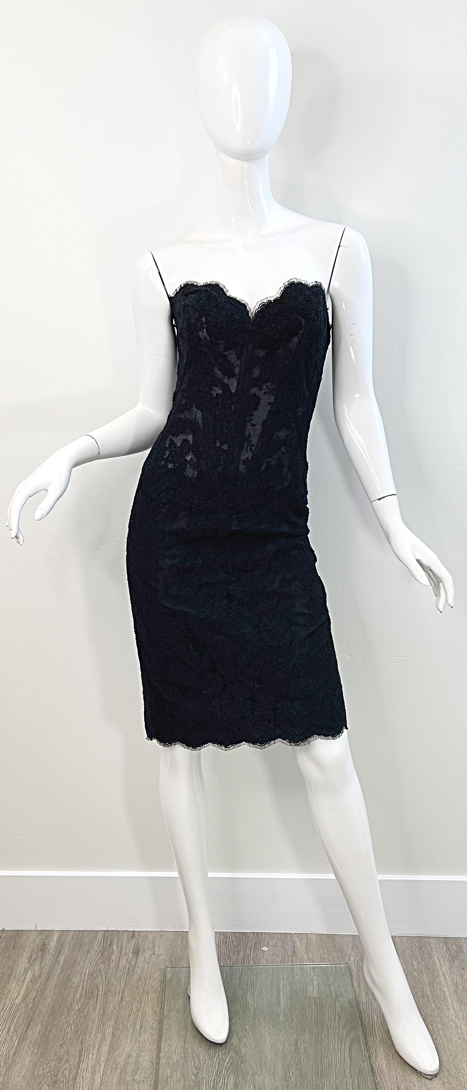 black lace dress size 14