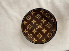 1980's " vide poche " by Longwy ceramic for Louis Vuitton