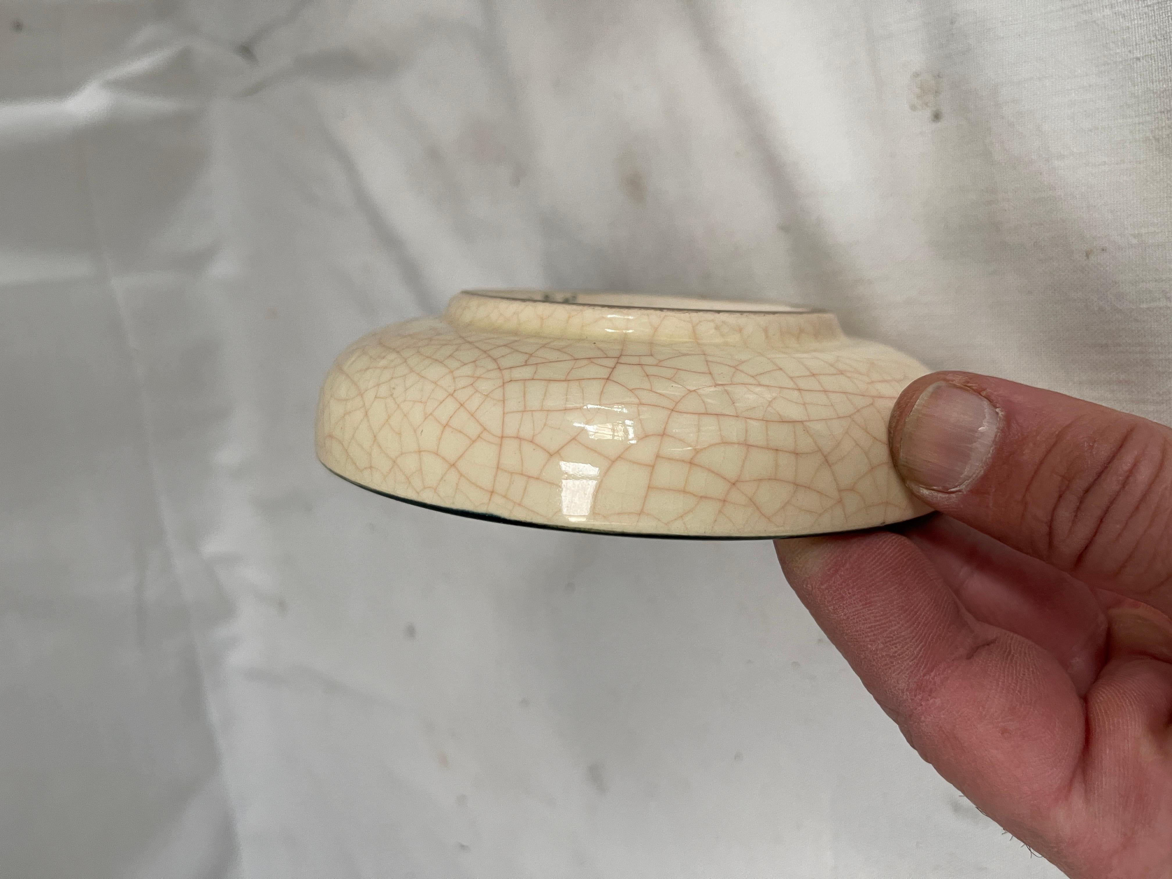 Vide poche des années 1980 de Longwy ceramic pour Louis Vuitton Bon état - En vente à New York, NY