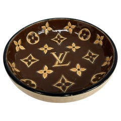 "vide poche" degli anni '80 di Longwy per Louis Vuitton