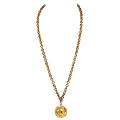 1980's Vinage Chanel Lucite Sphere Necklace