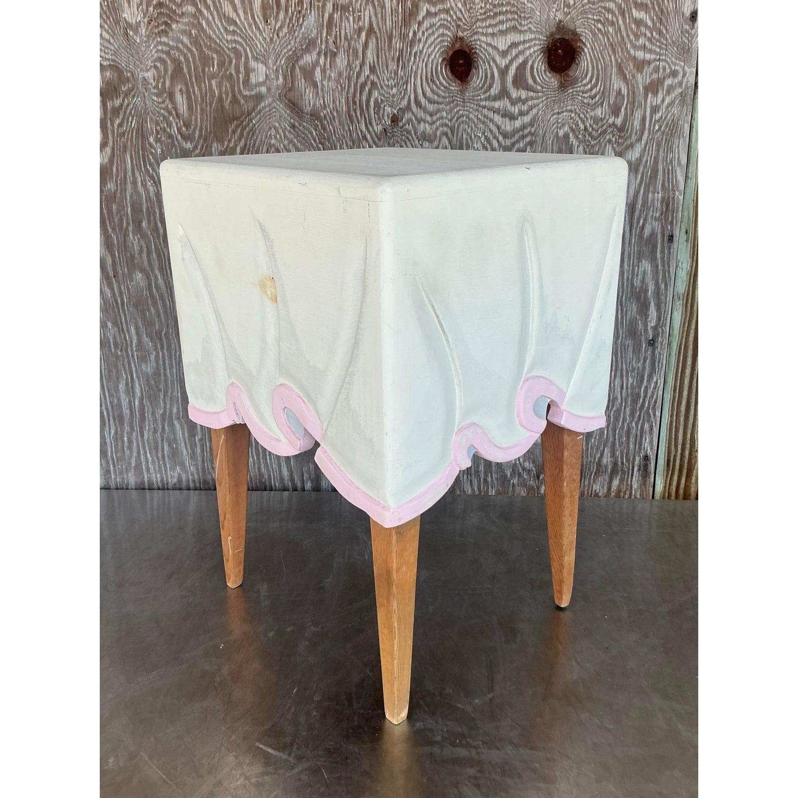 Fin du 20e siècle Table d'appoint Boho Tromp L'oiel des années 1980 en vente