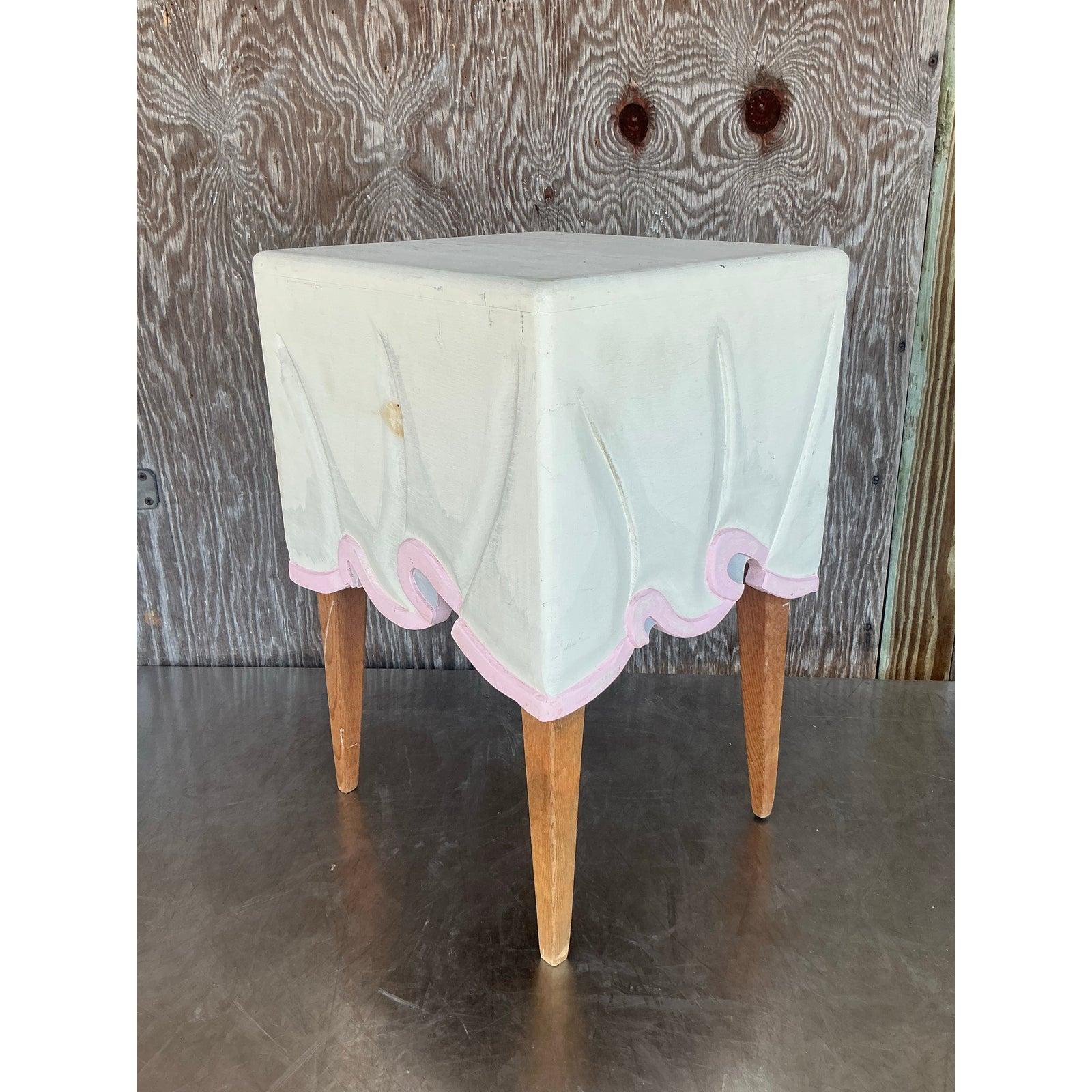 Table d'appoint Boho Tromp L'oiel des années 1980 en vente 2