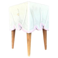 Mesa auxiliar Vintage Boho Tromp L'oiel de los años 80