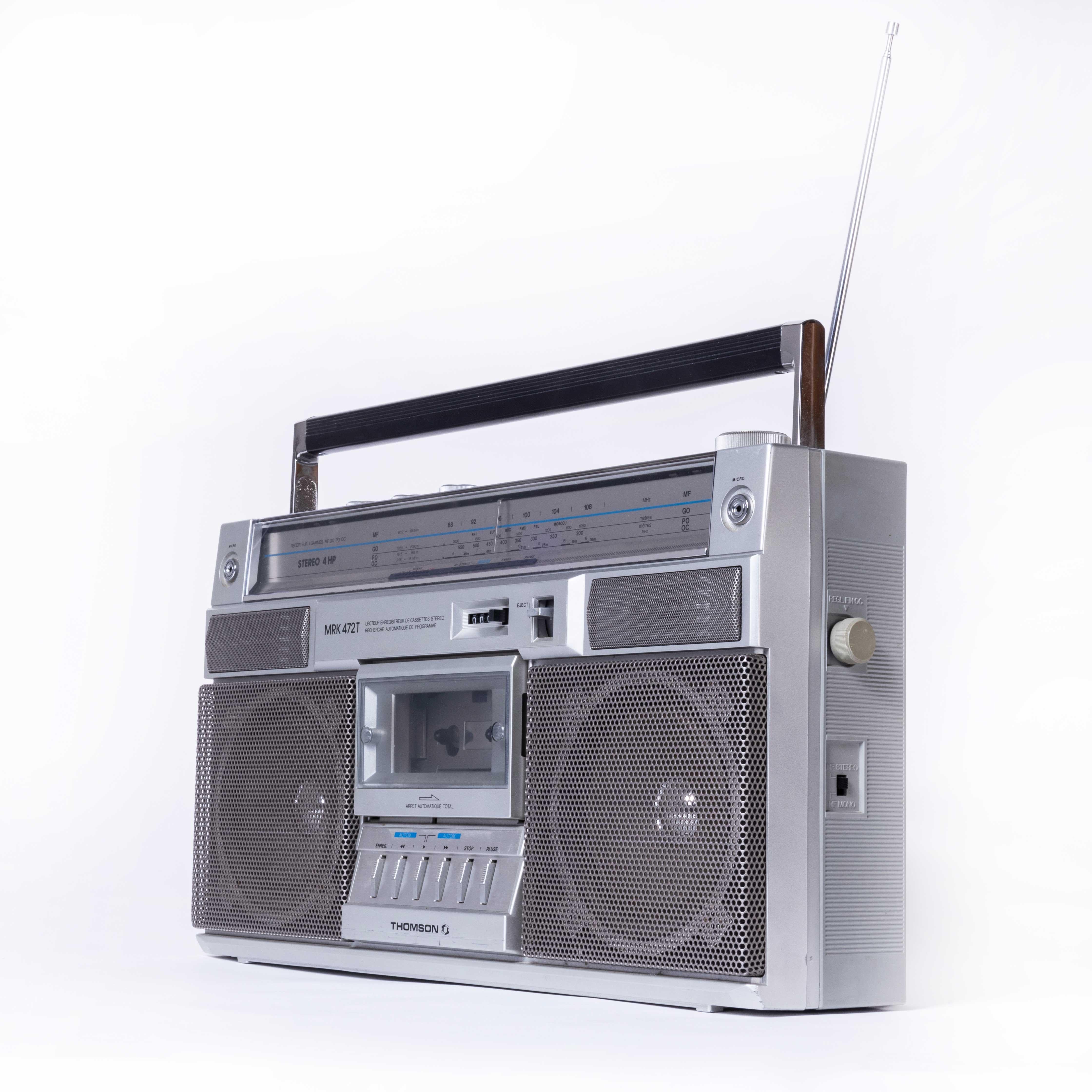 1980's Vintage Boombox with Bluetooth For Sale at 1stDibs