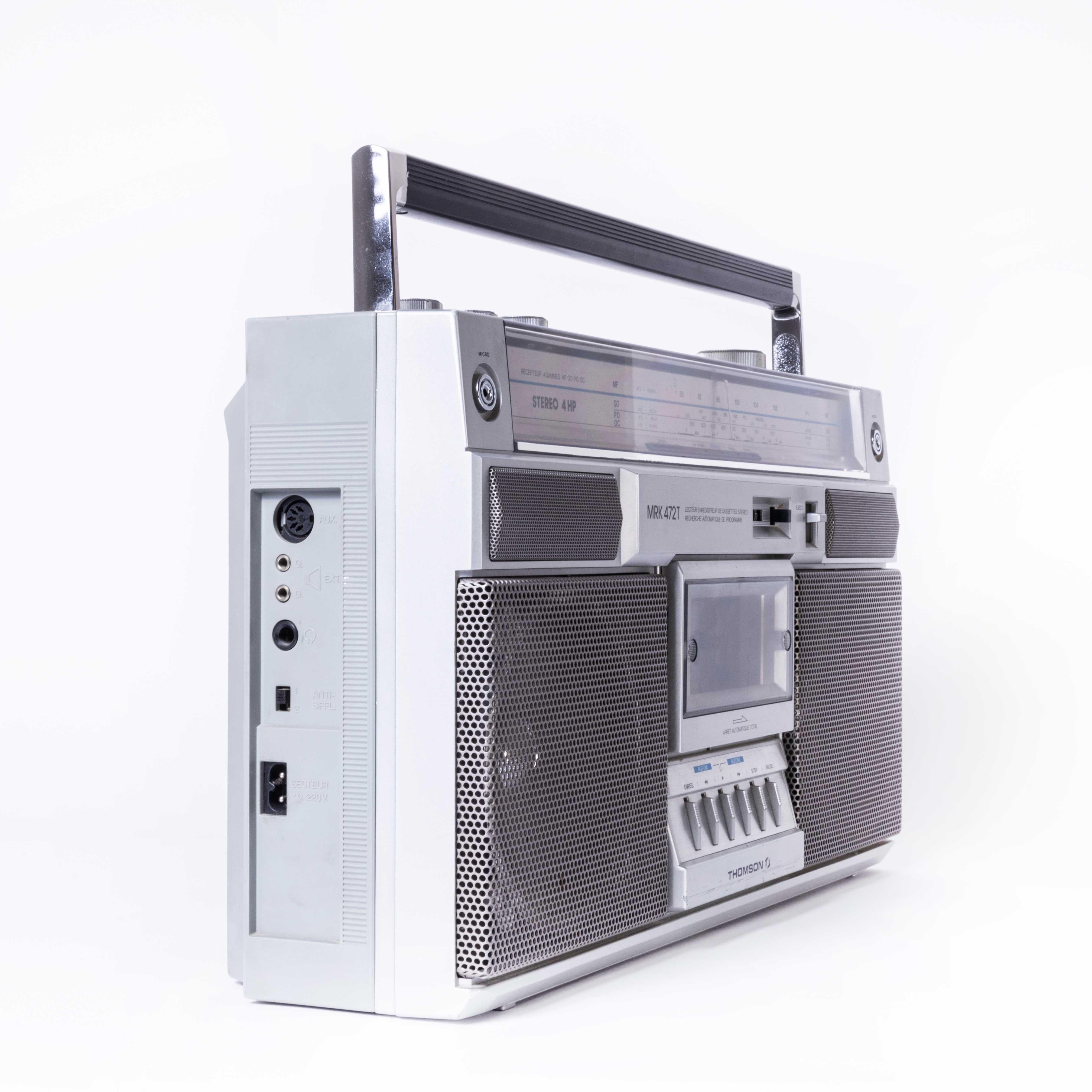 80s boombox bluetooth